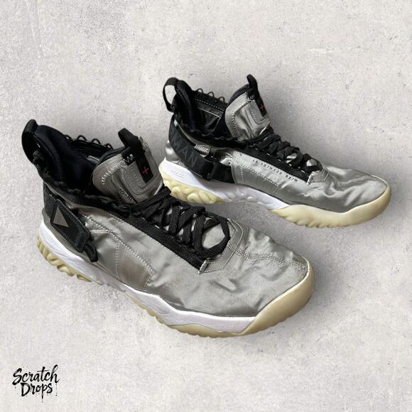 Nike Air Jordan Proto React SP Metallic Silver/Black BV1654-002 Men\'s Size 10.5 main image 2
